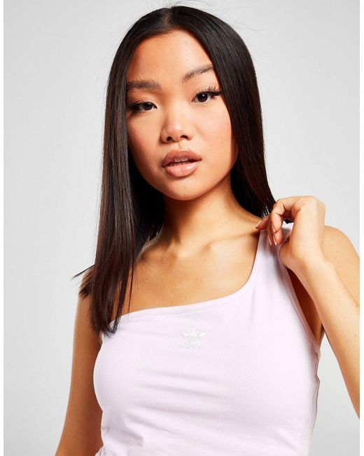 adidas tennis luxe womens asymmetric top