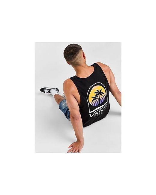 Vans Black Palm Fade Vest for men