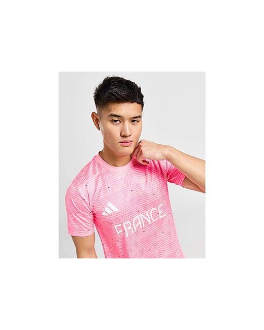 Adidas Pink Team France Training T-shirt for men