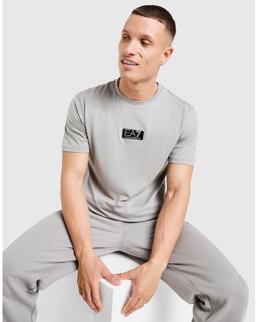 Maglia Carbon Logo di EA7 in Black da Uomo