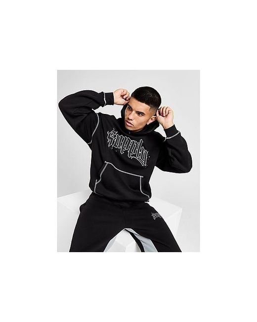 Felpa con Cappuccio Bowman di SUPPLY + DEMAND in Black da Uomo