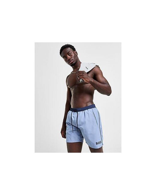 BOSS Starfish Swim Shorts in Black for Men Lyst UK