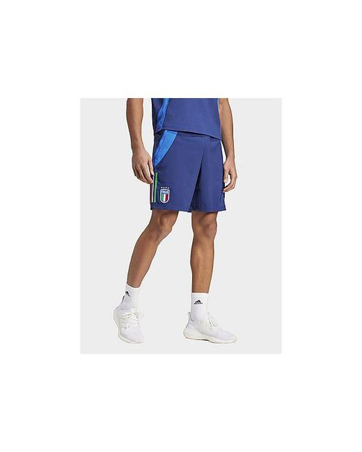 Adidas Black Italy Tiro 24 Competition Downtime Shorts for men