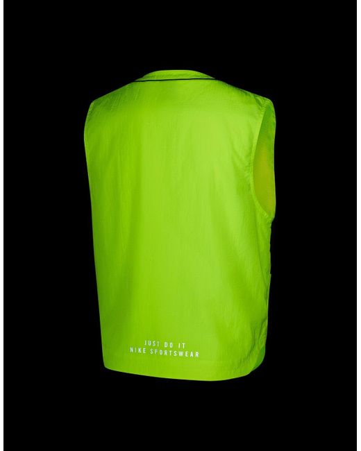 nike gilet green