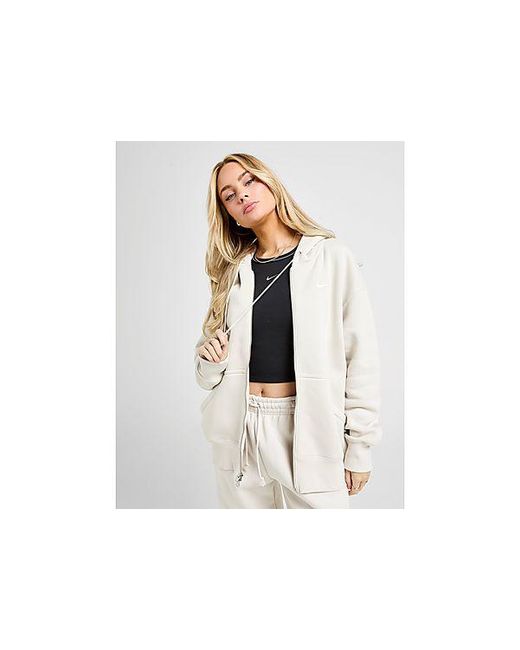 Phoenix Fleece Oversized Full Zip Hoodie Nike en coloris Black