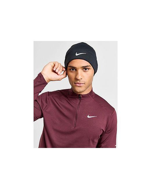 Nike Black Running Cuff Beanie Hat