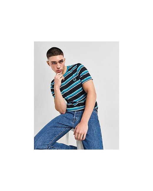 Fred Perry Blue Stripe T-shirt for men