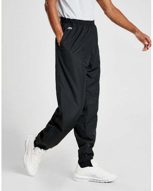 lacoste black track pants