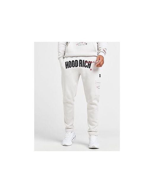 Hoodrich Black Heat Cargo Joggers for men