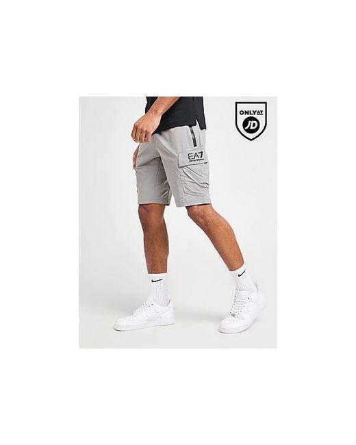 Woven Tech Pantaloncino Cargo di EA7 in Black da Uomo