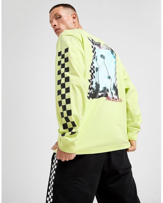 Daybreak Photo Long Sleeve Maglia di Vans in Black da Uomo