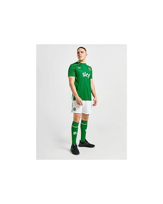 Castore Green Republic Of Ireland 2024 Home Shorts for men