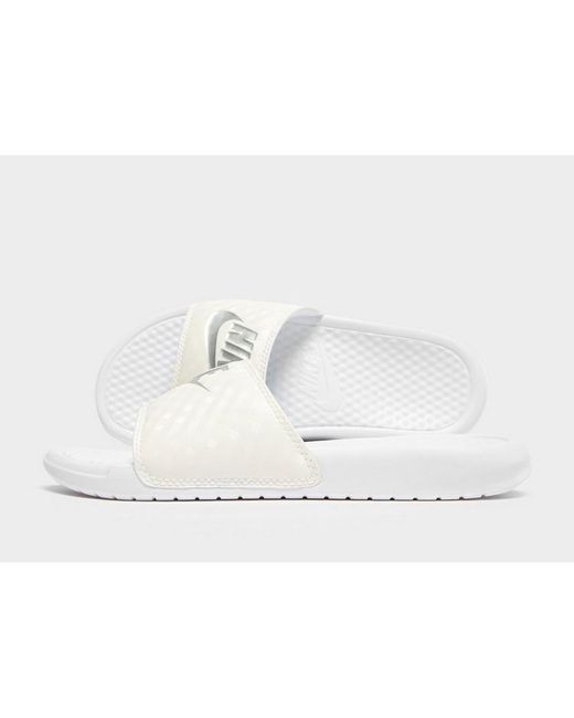 white just do it slides