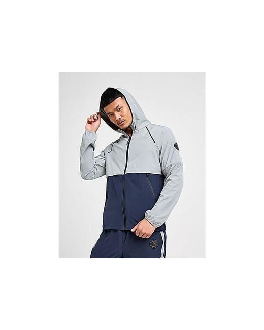 Zavetti Canada Blue Vellatori Windrunner Jacket for men