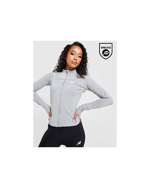 Logo Full Zip Top di New Balance in Black