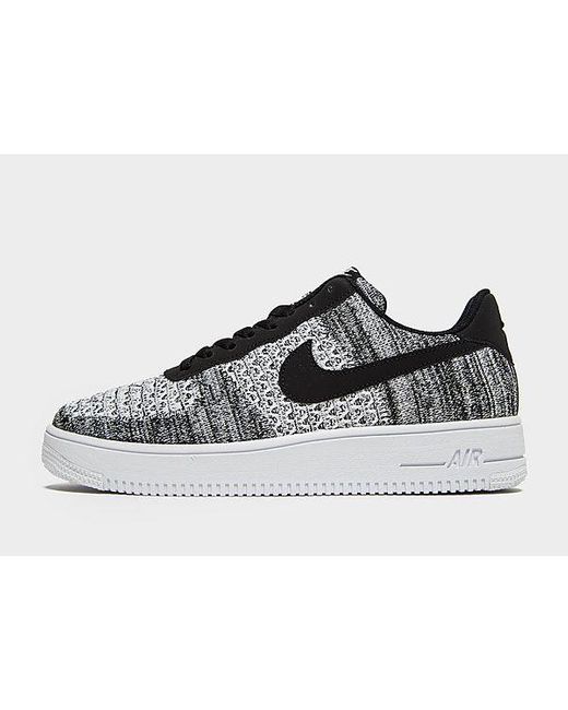 Nike Black Air Force 1 Flyknit 2.0 Shoe for men