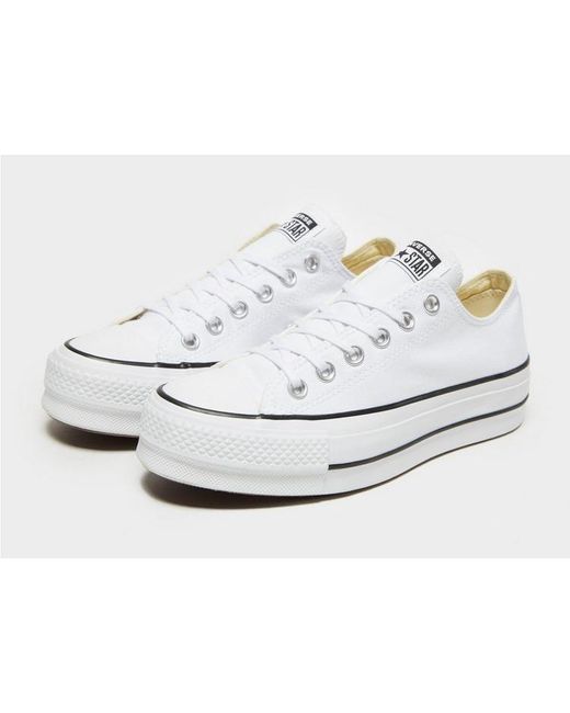 converse platform canvas low top
