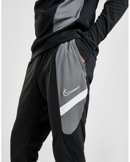 Nike Synthetic Academy 1/2 Zip Tracksuit in Black/Black/White/White ...