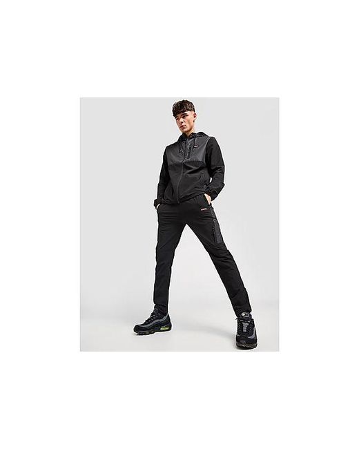 McKenzie Black Axton Woven Track Pants for men