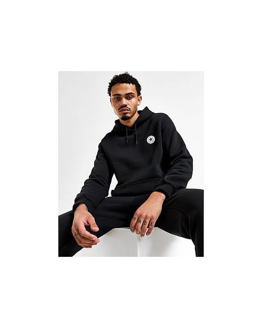 Converse Black Patch Overhead Hoodie for men