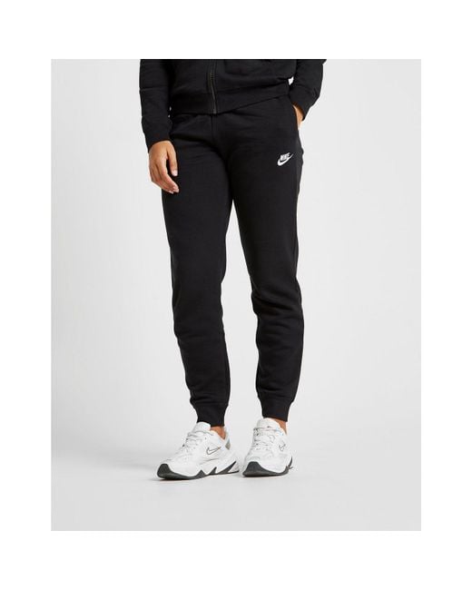 nike black essential slim joggers womens