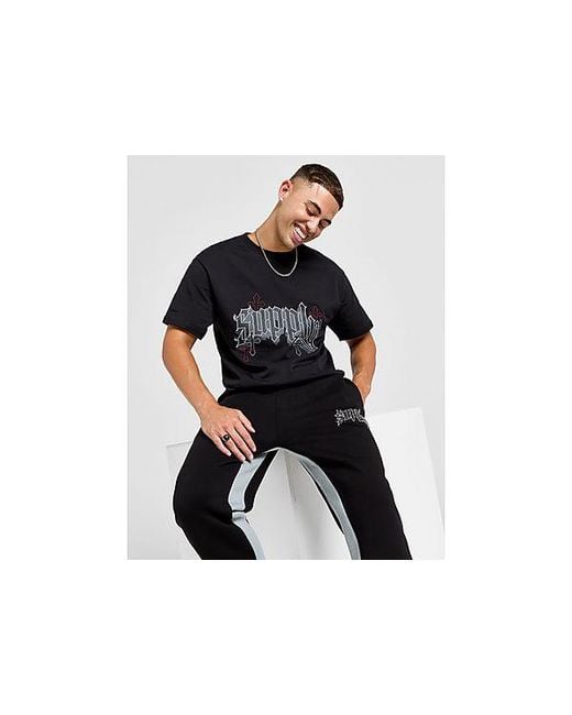 SUPPLY + DEMAND Black Codey T-shirt for men