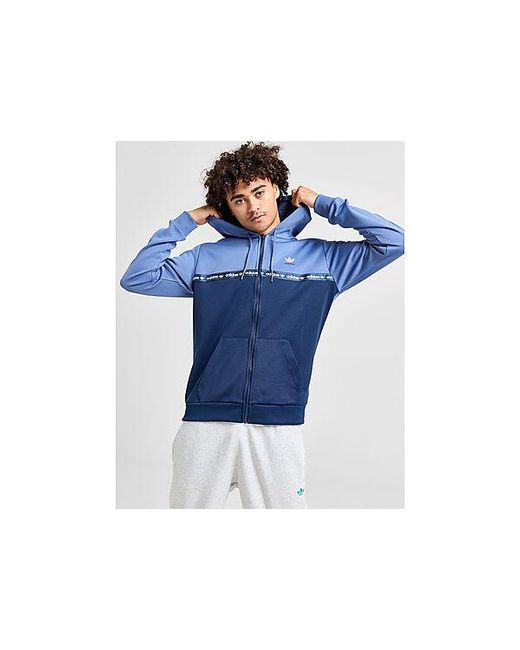 Adidas Originals Blue Tape Full Zip Hoodie for men