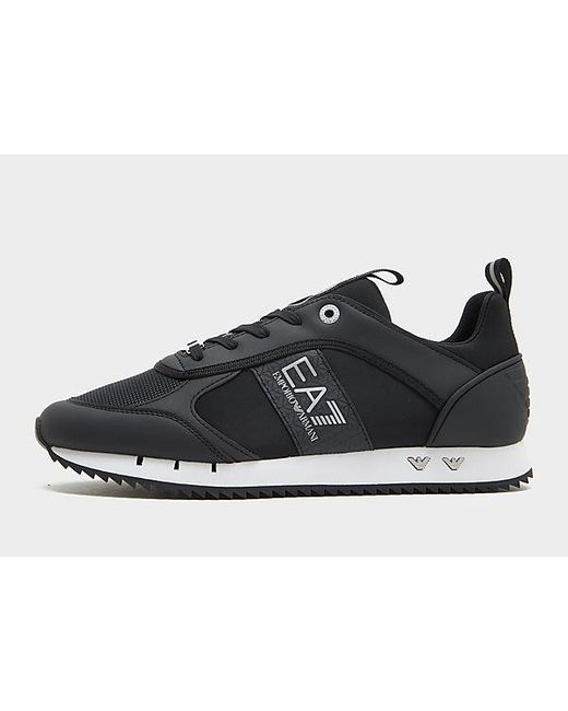 EA7 Black B&w Laces for men