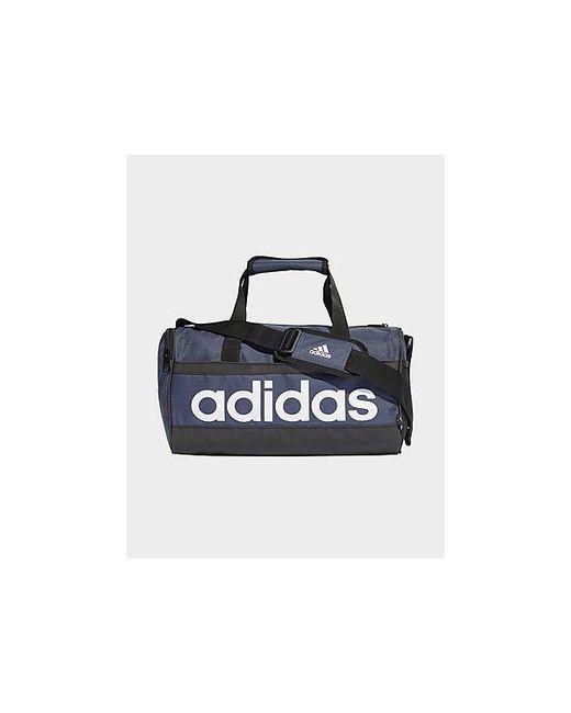 Adidas Black Essentials Linear Duffel Bag Extra Small