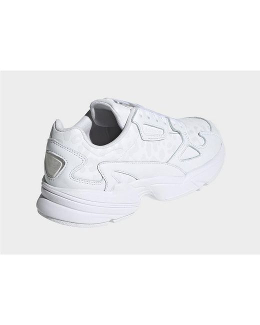 Adidas Originals Lace Falcon Shoes In Cloud White Crystal