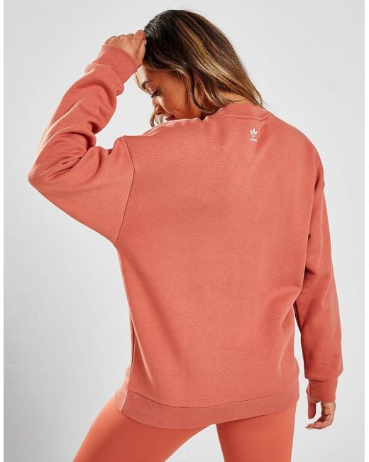 Adidas essentials boyfriend crew sweatshir hotsell