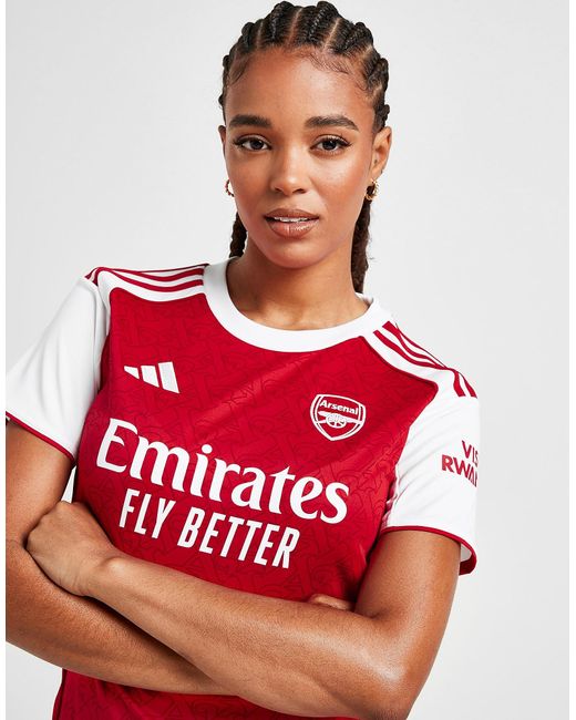 Maillot Domicile Arsenal Fc 2025/26 Femme Adidas en coloris Black