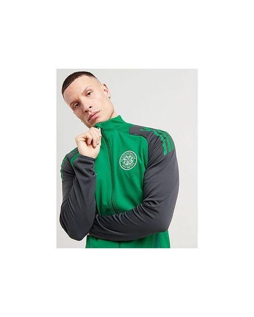 Adidas Green Celtic Tiro 24 Training Jacket for men