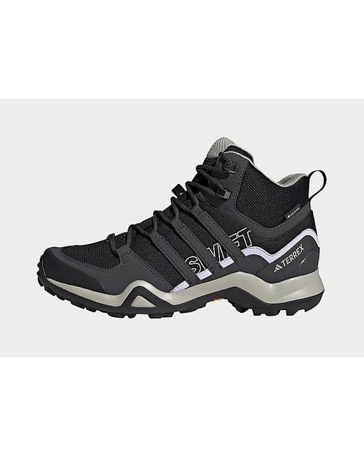 Adidas Black Terrex Swift R2 Mid Gore-tex Hiking Shoes