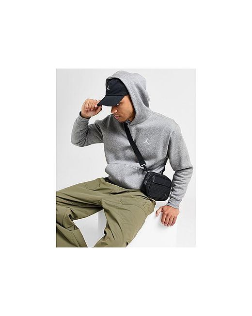 Felpa con Cappuccio Fleece Essentials di Nike in Black da Uomo