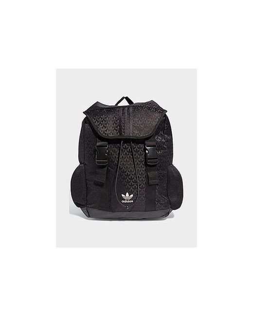 Adidas Originals Black Trefoil Monogram Jacquard Backpack