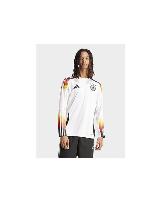 Adidas Black Germany 24 Long Sleeve Home Jersey for men