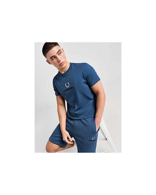 Fred Perry Blue Stack Shorts for men