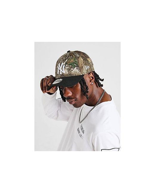 KTZ Black Mlb New York Yankees 9forty Real Tree Cap