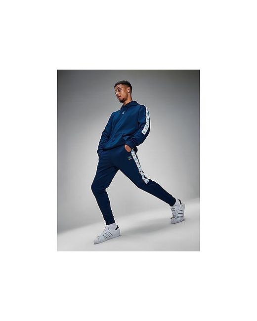 adidas Originals Mono Tape Joggers in Black for Men Lyst UK