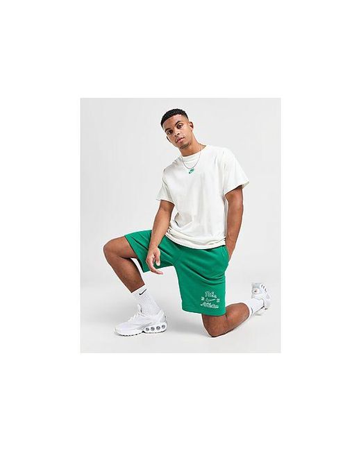 Nike Black Club Script Shorts for men