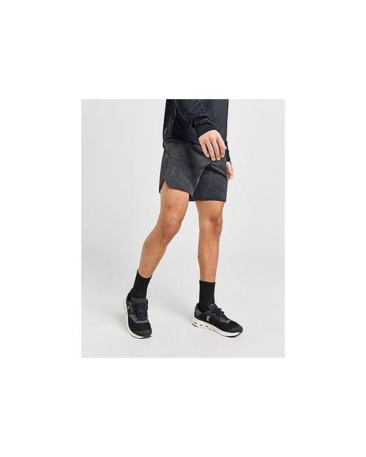 On Shoes Black Lightweight Lumos Shorts for men