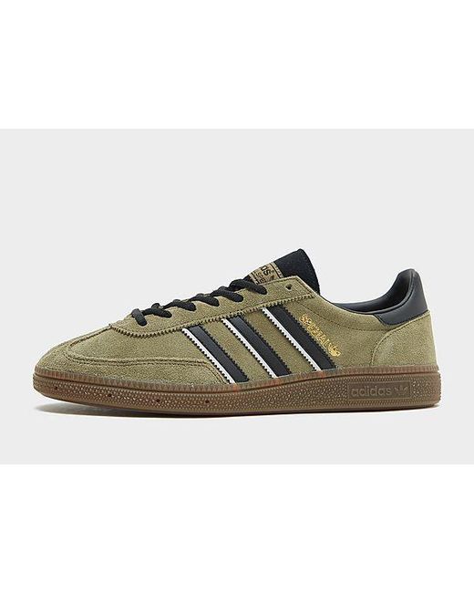 Adidas originals handball spzl cheap trainers black with gum sole