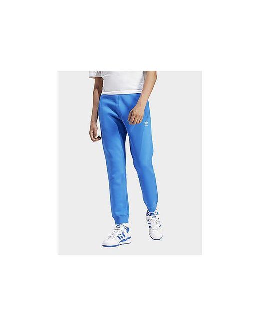 Adidas Blue Trefoil Essentials Pants for men