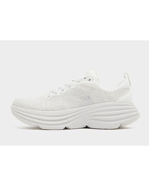Hoka One One White Bondi 8 Caged for men