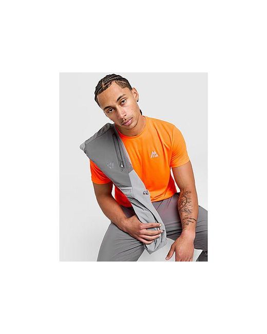 MONTIREX Black Peak Grid T-shirt for men