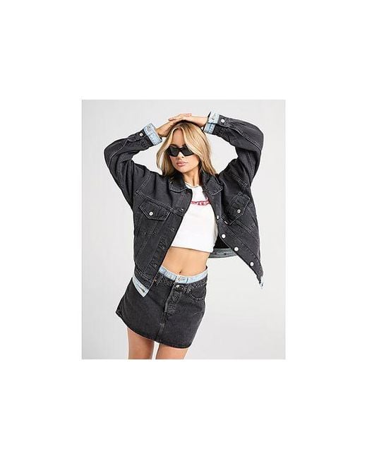 Levi's Black Levi's Double Hem Denim Jacket