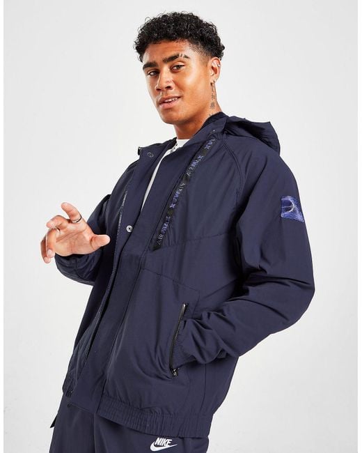 Nike Blue Air Max Woven Lightweight Jacket for men