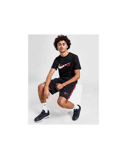 Nike Black Swoosh French Terry Shorts for men