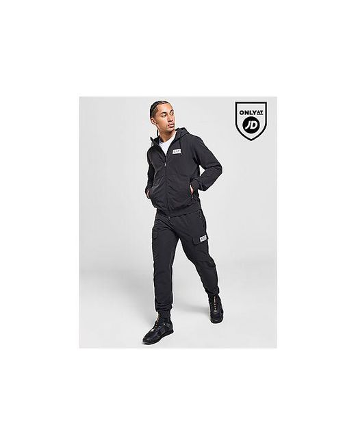 Cargo Badge Tech di EA7 in Black da Uomo
